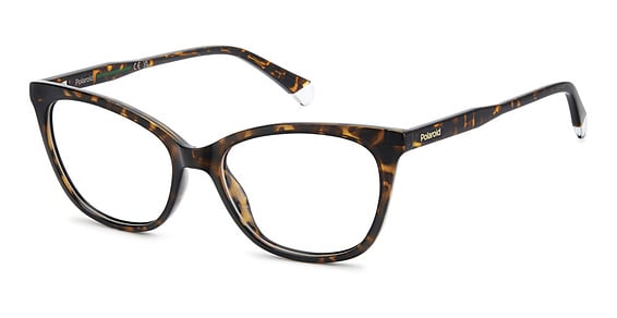 Polaroid PLD D587/US - Havana, Plastic, Cat Eye frame
