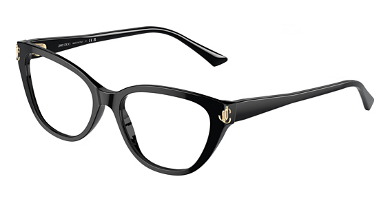 Jimmy Choo JC3011 - Black, Plastic, Oval frame
