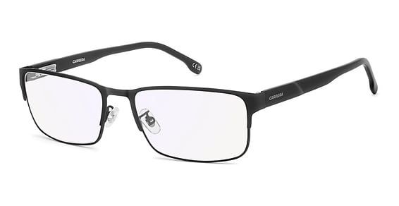 Carrera C Flex 17/G - 0032y Mtt Black, Stainless Steel, Rectangle frame