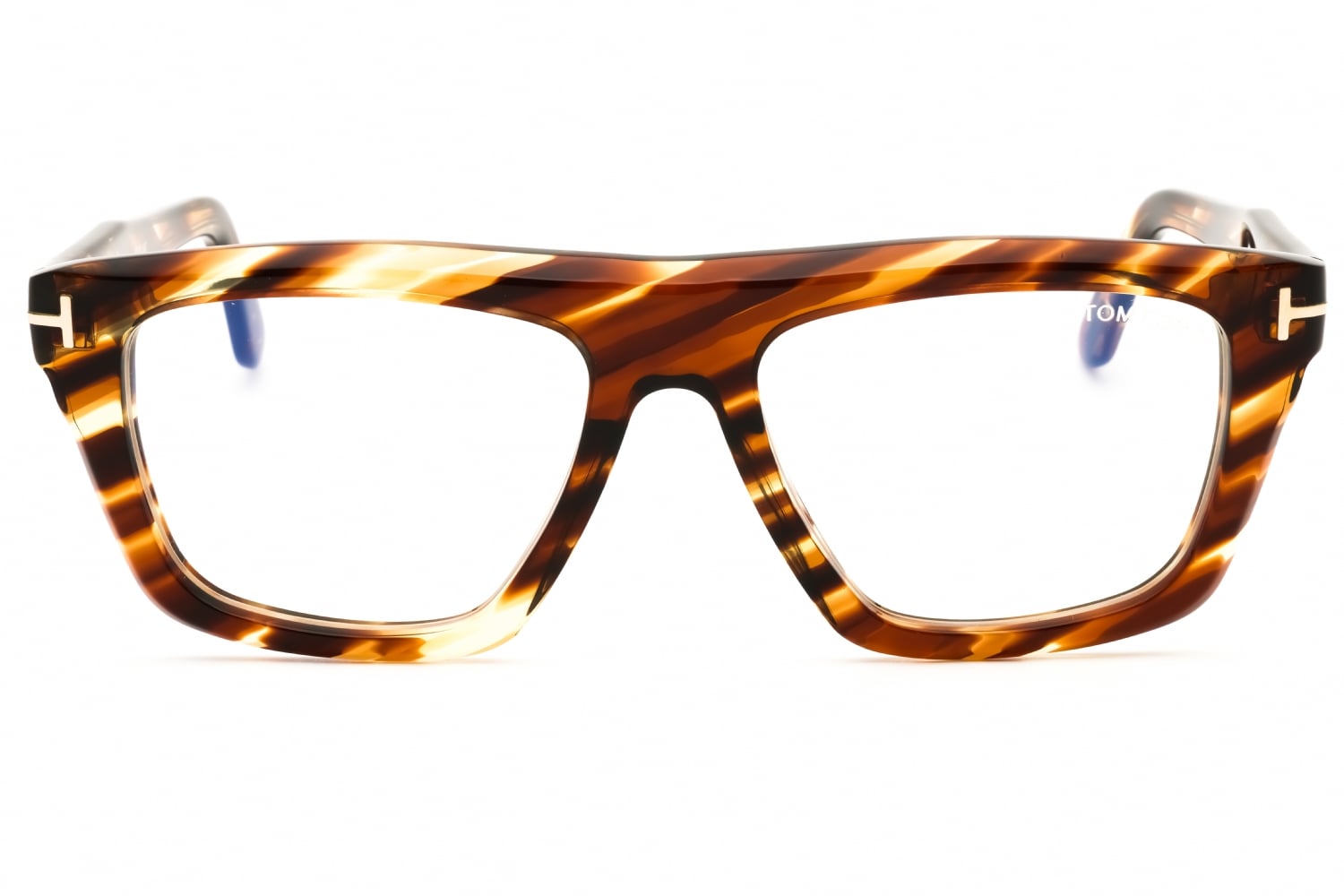 Tom Ford FT6059-B - Coloured Havana/clear, Acetate, Rectangle frame