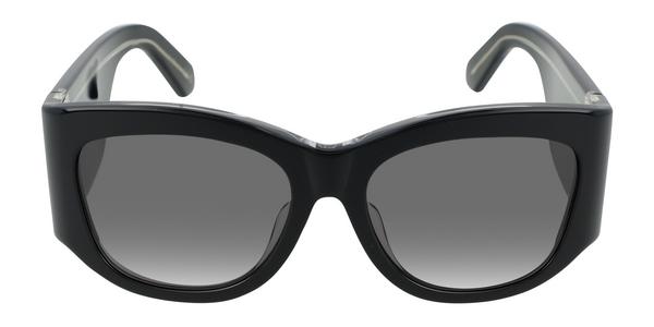 Dior CD40168F - Shiny Black, Acetate, Cat Eye frame