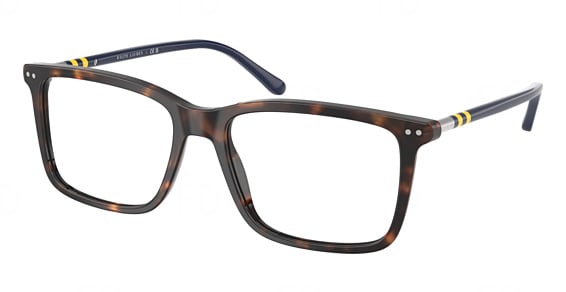 Polo PH2287 - Shiny Havana, Plastic, Rectangle frame