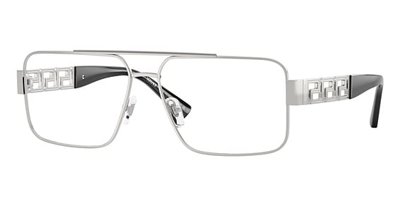 Versace VE1308 - Silver, Metal, Aviator frame