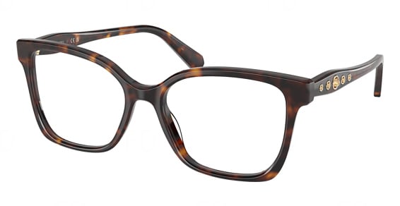Swarovski SK2061F - Havana, Plastic, Oval frame