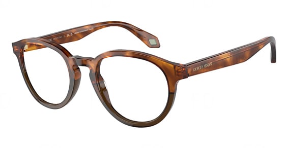 Giorgio Armani AR7248 - Havana RED, Plastic, Oval frame