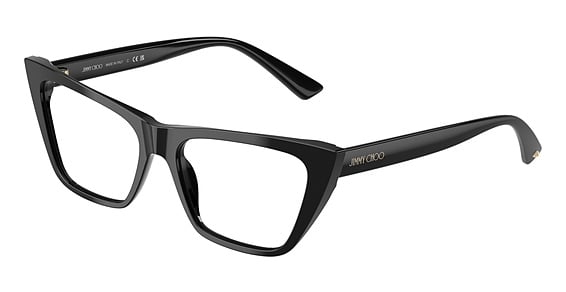 Jimmy Choo JC3025 - Black, Plastic, Rectangle frame
