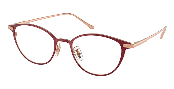 COACH HC5181TD - Satin Burgundy, Titanium, Oval frame