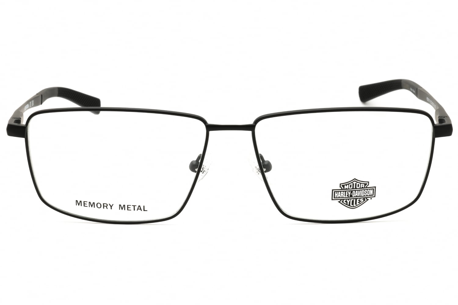 Harley Davidson HD50114 - Matte Black, Metal, Rectangle frame