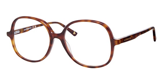 Liz Claiborne LC 01/anni - Lt Havana, Acetate, Rectangle frame