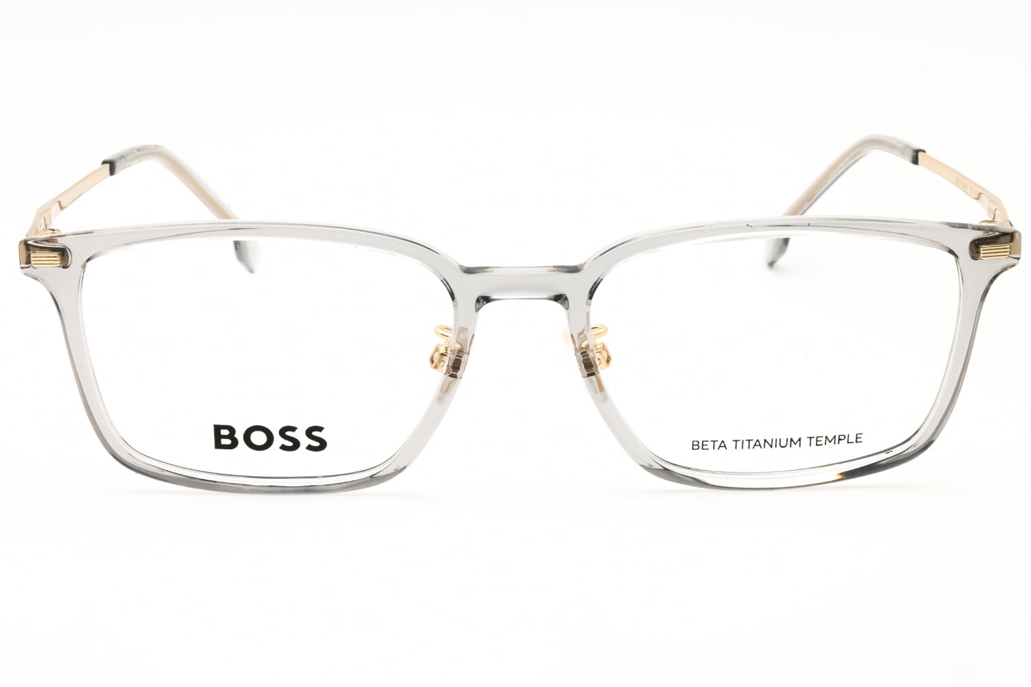 Hugo Boss BOSS 1796/F - Grey Gold, Titanium, Rectangle frame