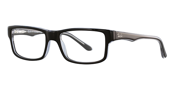 Ray-Ban RX5245 - Black On Transparent, Plastic, Rectangle frame