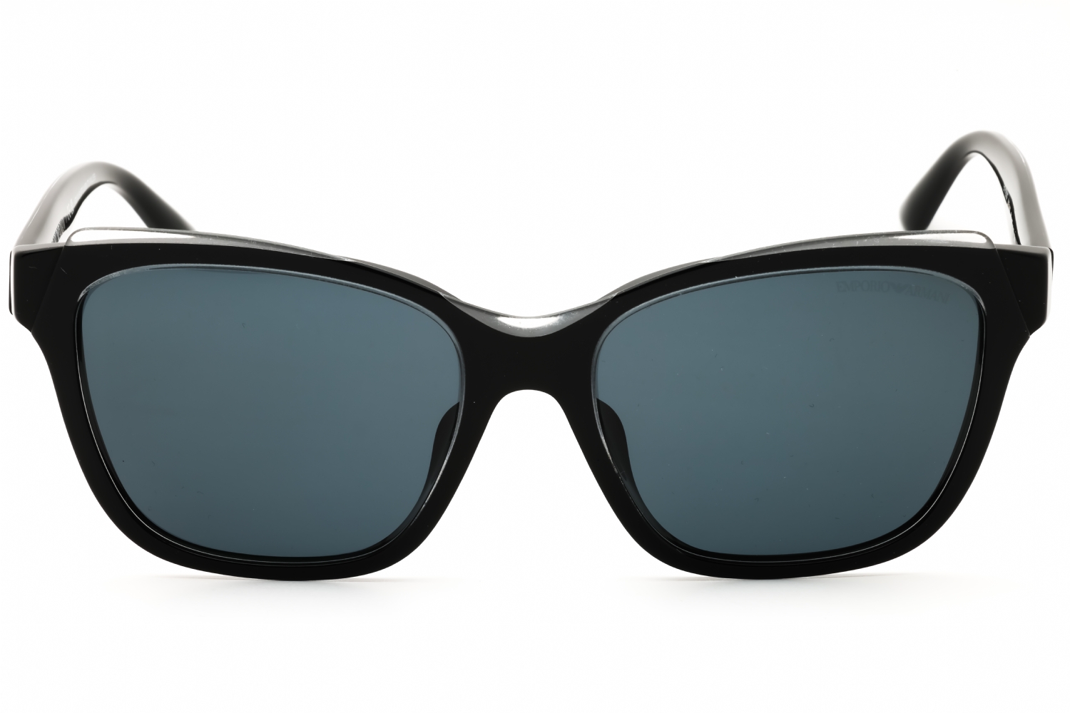 Emporio Armani 0EA4209F - Shiny Black/top Crystal, Acetate, Cat Eye frame