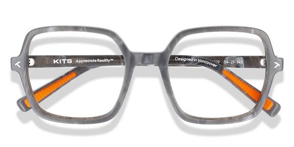 KITS Fenway Sport - Marble Grey, Acetate, Rectangle frame