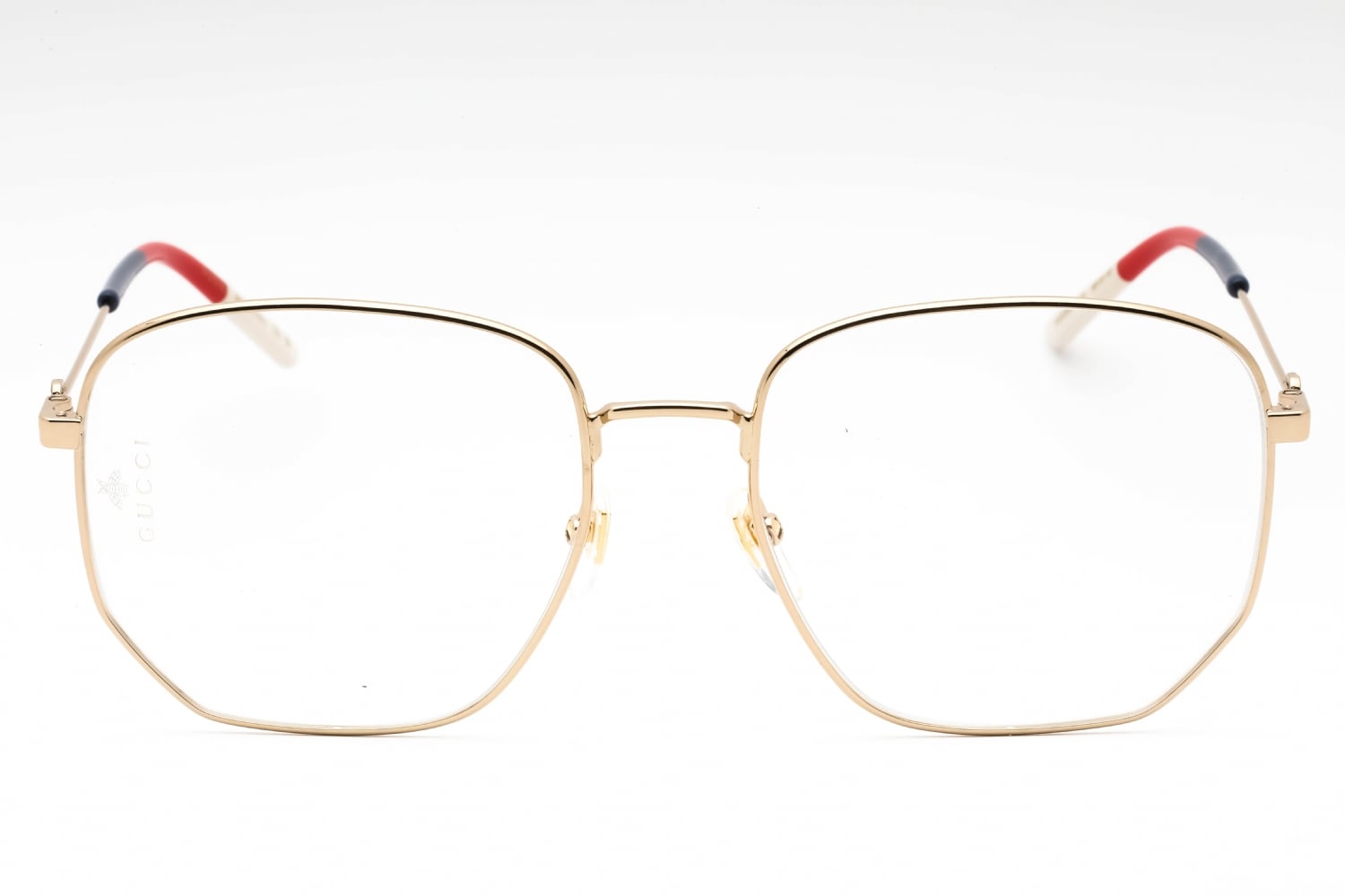 Gucci GG0396O - Gold, Metal, Rectangle frame