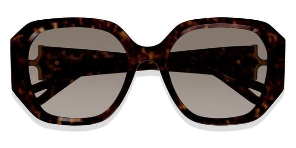 Chloe CH0236S - Havana, Acetate, Rectangle frame