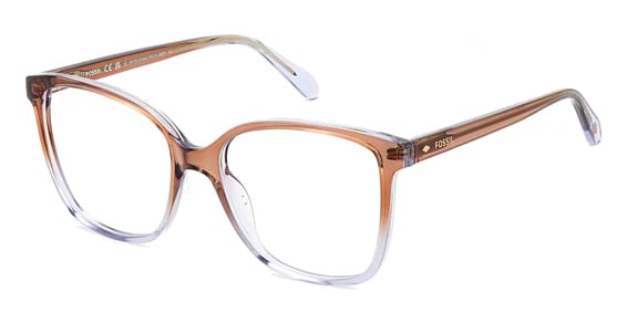 Fossil FOS 7165 - Brown, Plastic, Rectangle frame