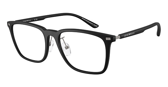 Emporio Armani EA3263D - Matte Black, Acetate, Rectangle frame