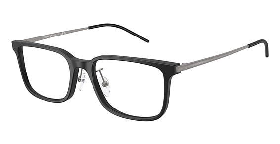 Emporio Armani EA3275D - Matte Black, Plastic, Rectangle frame