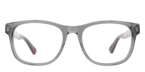 Gucci GG0004ON - Grey Havana, Acetate, Round frame