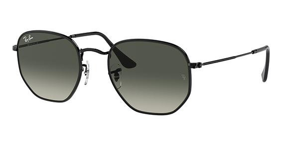 Ray-Ban RB3548 HEXAGONAL - Black, Metal, Round frame