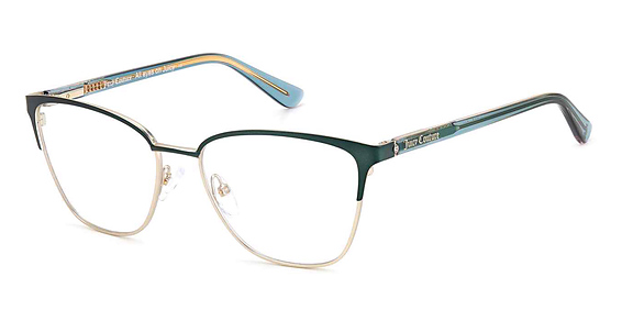 Juicy Couture JU 238/G - Matte Teal, Stainless Steel, Rectangle frame