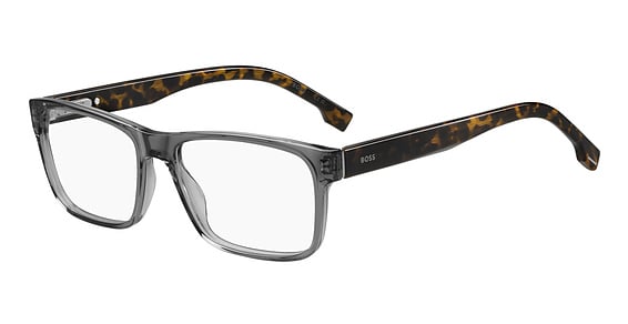 Hugo Boss Boss 1762 - Grey Havana, Acetate, Rectangle frame