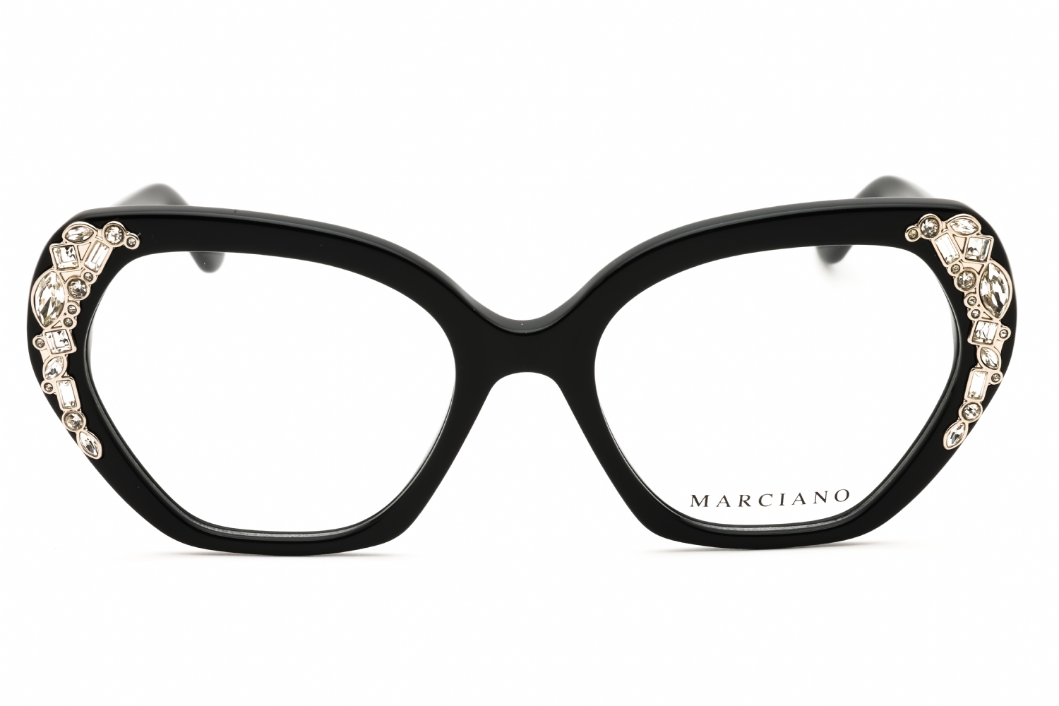 Guess GM50039 - Shiny Black, Acetate, Cat Eye frame