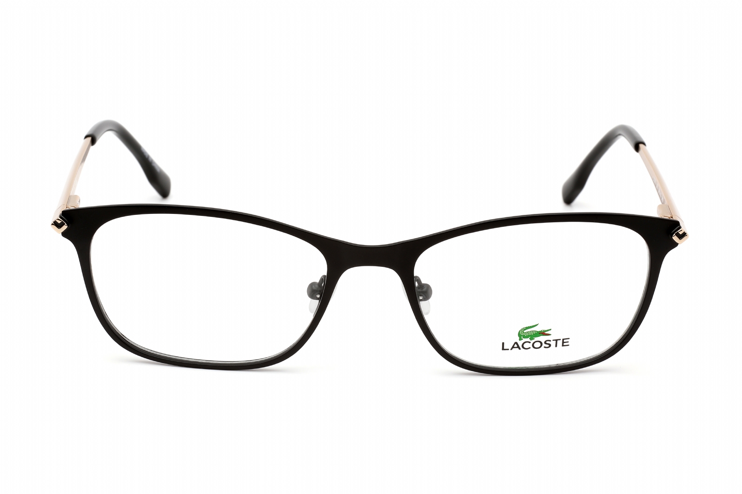 Lacoste L2276 - Black/crystal, Metal, Rectangle frame