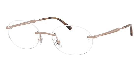 Ray-Ban RX3767V - Light Pink, Metal, Mixed Shapes frame