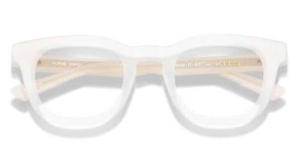 KITS Hurme - Bone, Acetate, D Frame frame