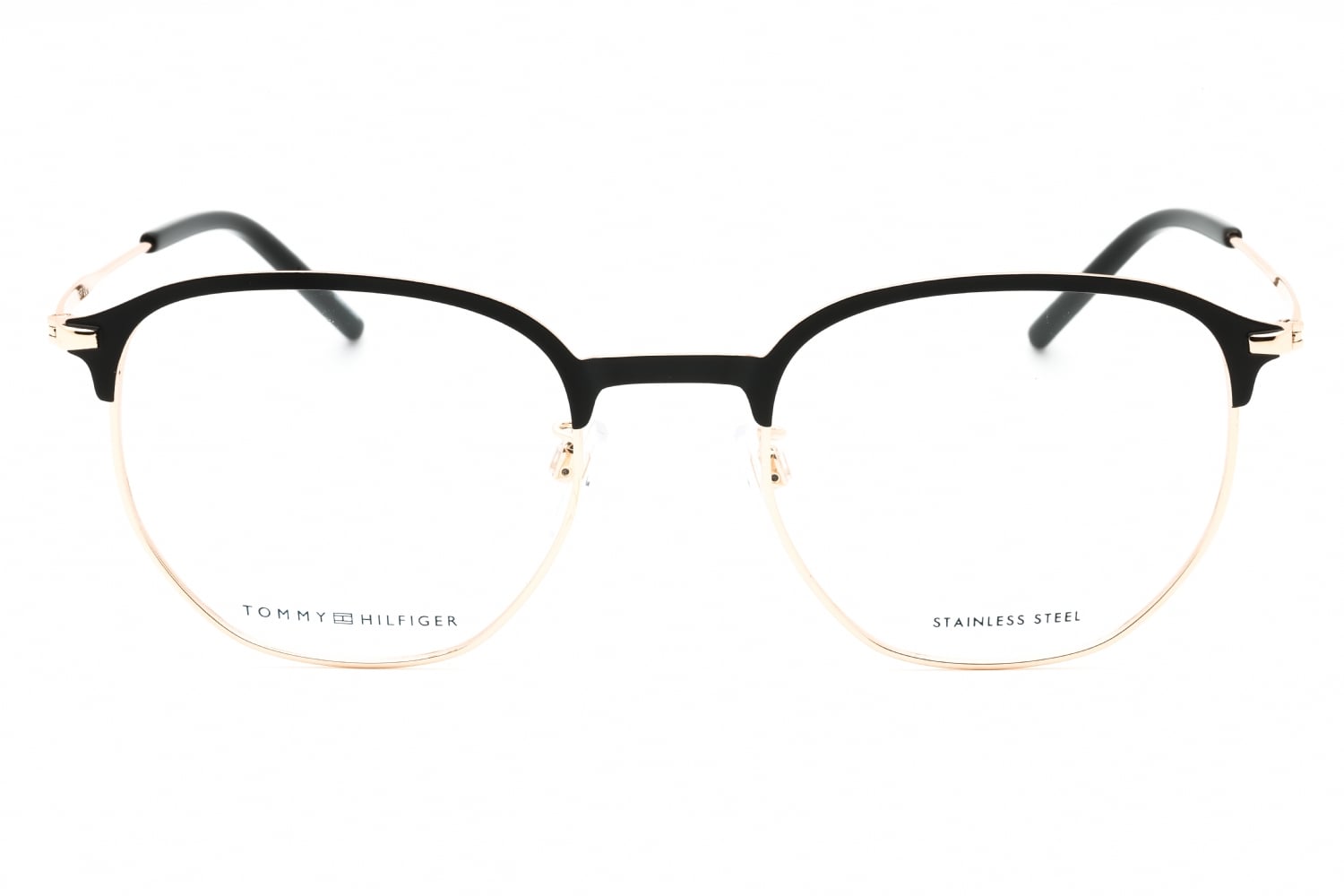 Tommy Hilfiger TH 2063/F - MT BK GD, Metal, Round frame