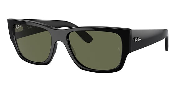 Ray-Ban RB0947S CARLOS - Black, Acetate, Rectangle frame
