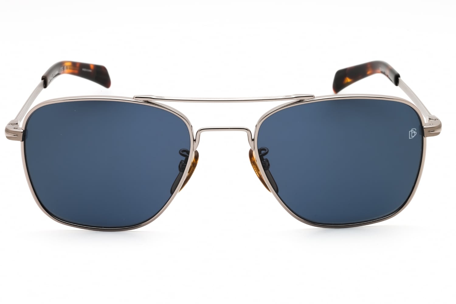 David Beckham DB 7019/S - Ruthenium, Metal, Rectangle frame