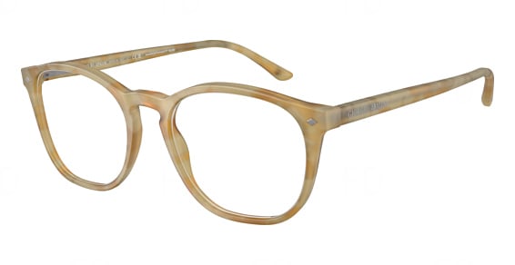 Giorgio Armani AR7074 - Matte Havana Beige, Plastic, Round frame