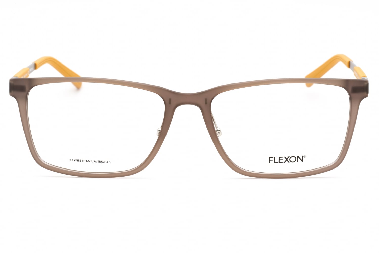 Flexon FLEXON EP8005 - Matte Crystal Taupe, Acetate, Rectangle frame
