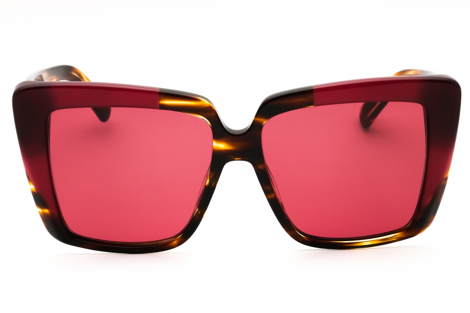 Salvatore Ferragamo SF1060SN - Triped Brown/purple, Acetate, Mixed Shapes frame