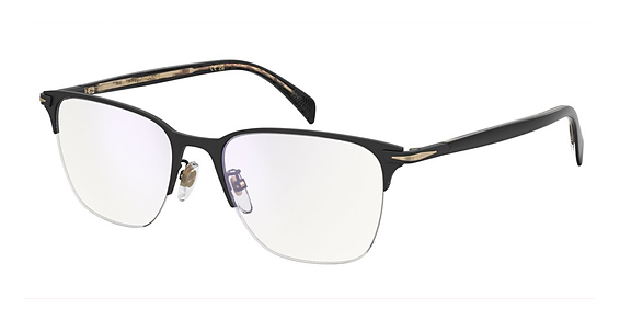 David Beckham DB 1215/G - I462y Mt Bk Gd, Metal, Rectangle frame