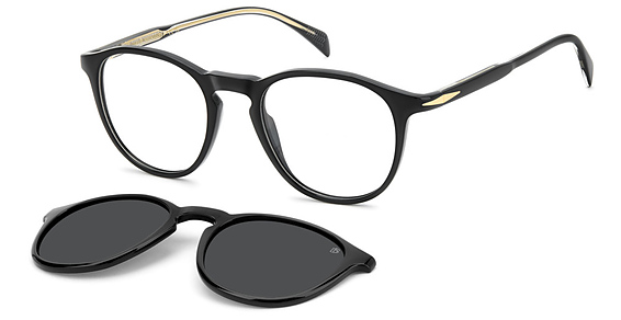 David Beckham DB 1018/C - 807m9 Black, Acetate, Mixed Shapes frame