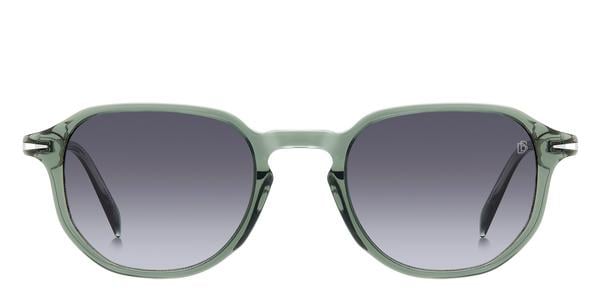 David Beckham DB 1140/S - Green Crystal, Acetate, Rectangle frame