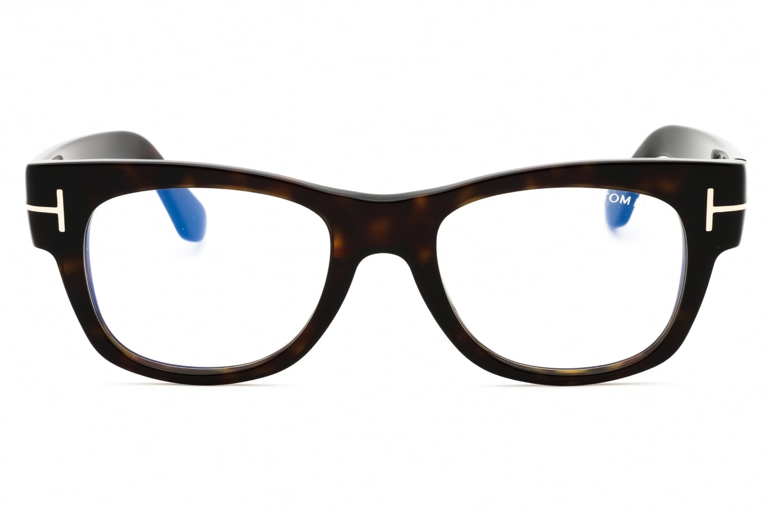 Tom Ford FT5040-B - Dark Havana/clear, Acetate, Rectangle frame