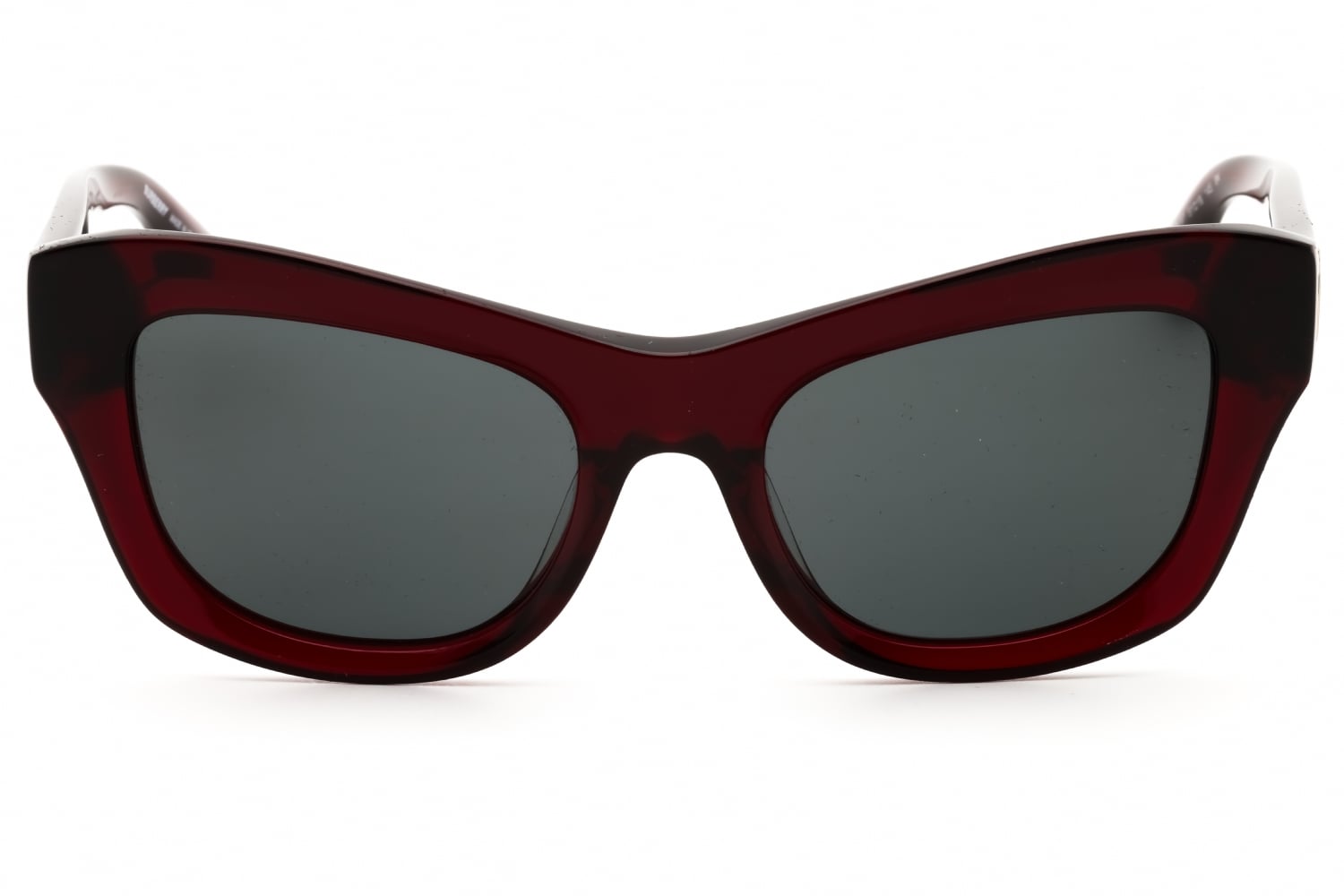 Burberry 0BE4442U - Transparent Bordeaux Burgundy, Acetate, Cat Eye frame
