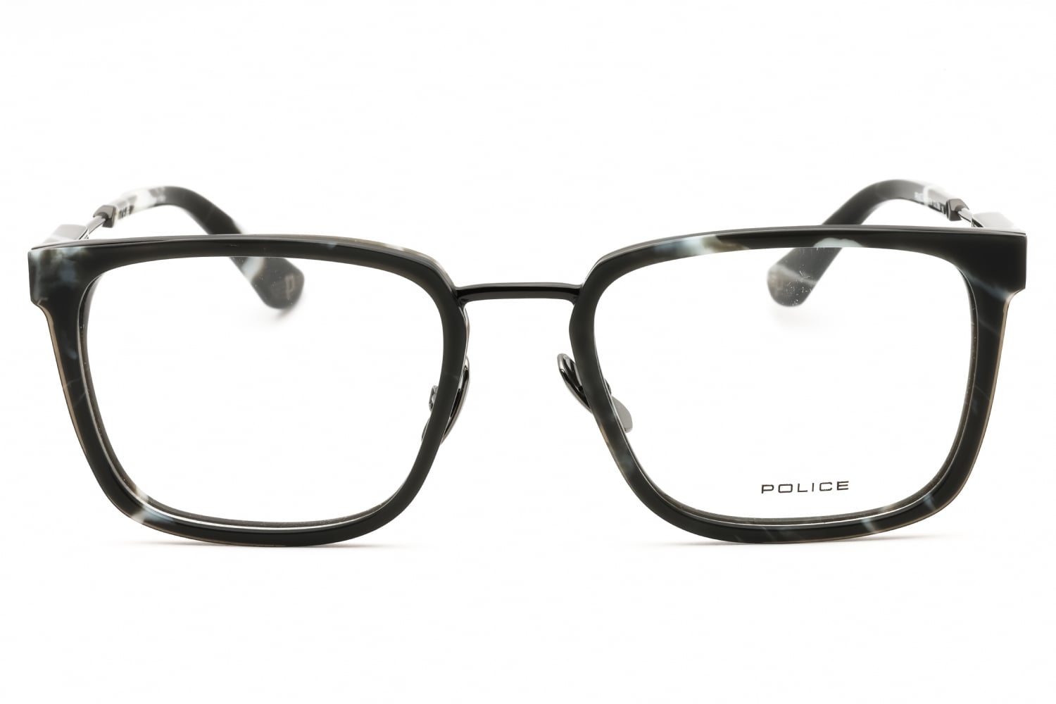 Police VPLF09M - Shiny Gunmetal, Metal, Rectangle frame