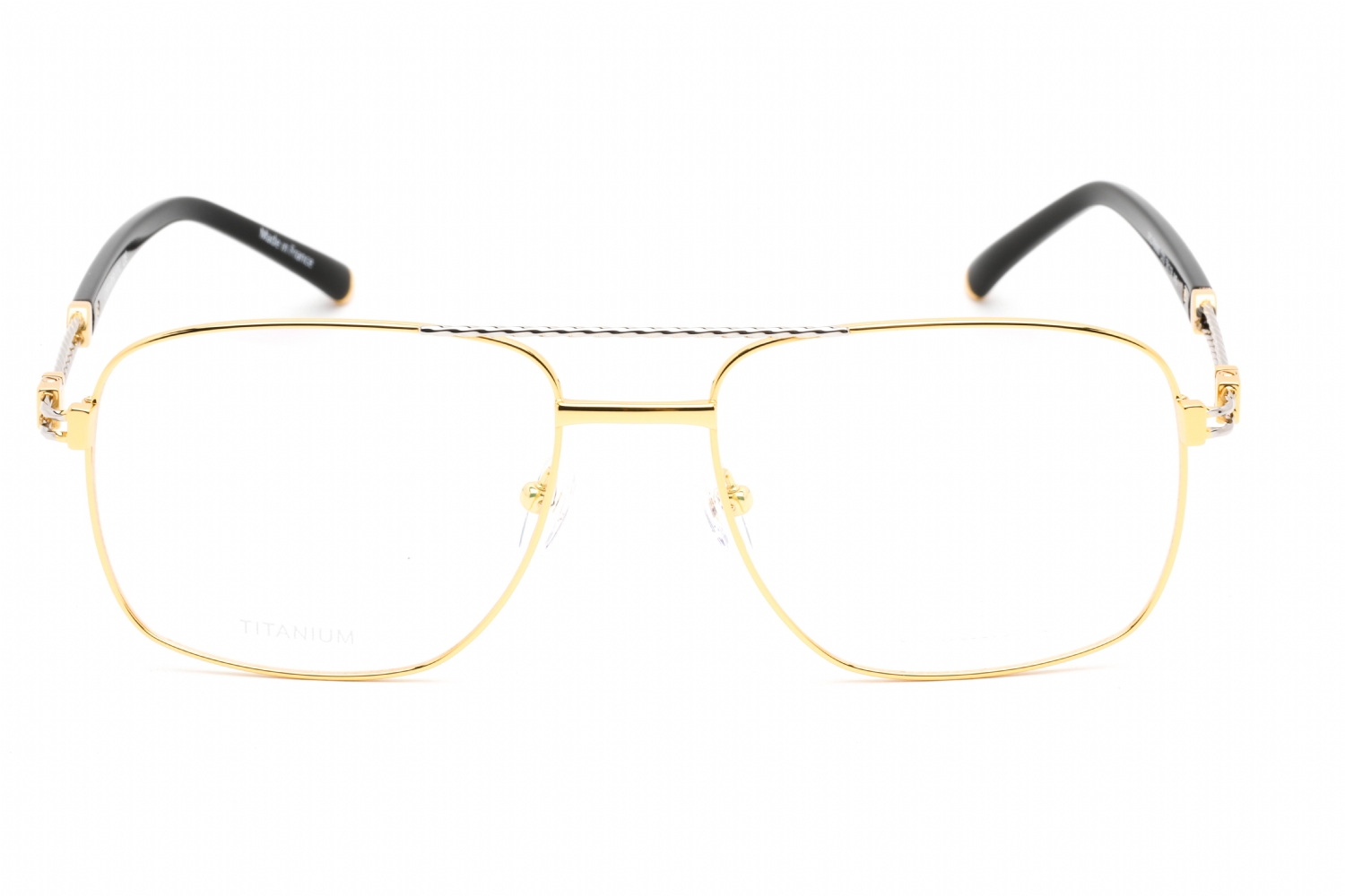 Charriol PC75089 - Shiny Silver/gold, Metal, Rectangle frame