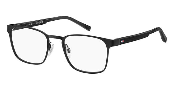 Tommy Hilfiger TH 2147 - Black, Stainless Steel, Rectangle frame