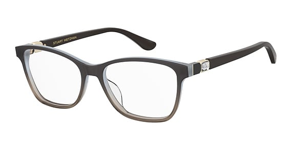 Stuart Weitzman WZN 1012 - Brown, Acetate, Rectangle frame