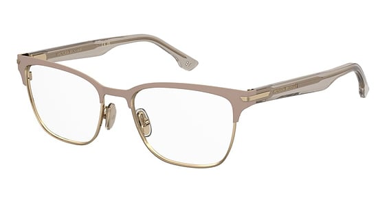 Victoria Beckham VB 1016 - Mt Bge Gd, Metal, Rectangle frame