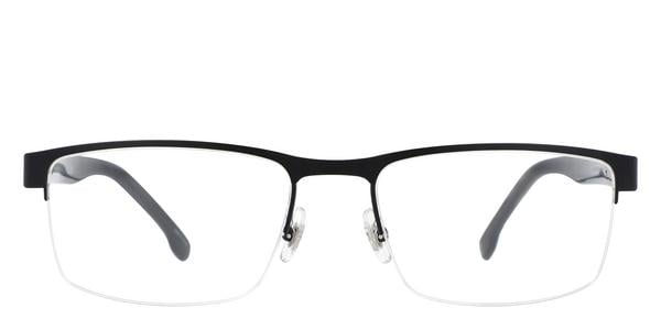 Carrera 8888 - Matte Black, Metal, Rectangle frame