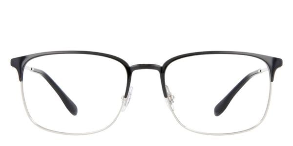 Ray-Ban RX6494 - Black On Silver, Metal, D Frame frame