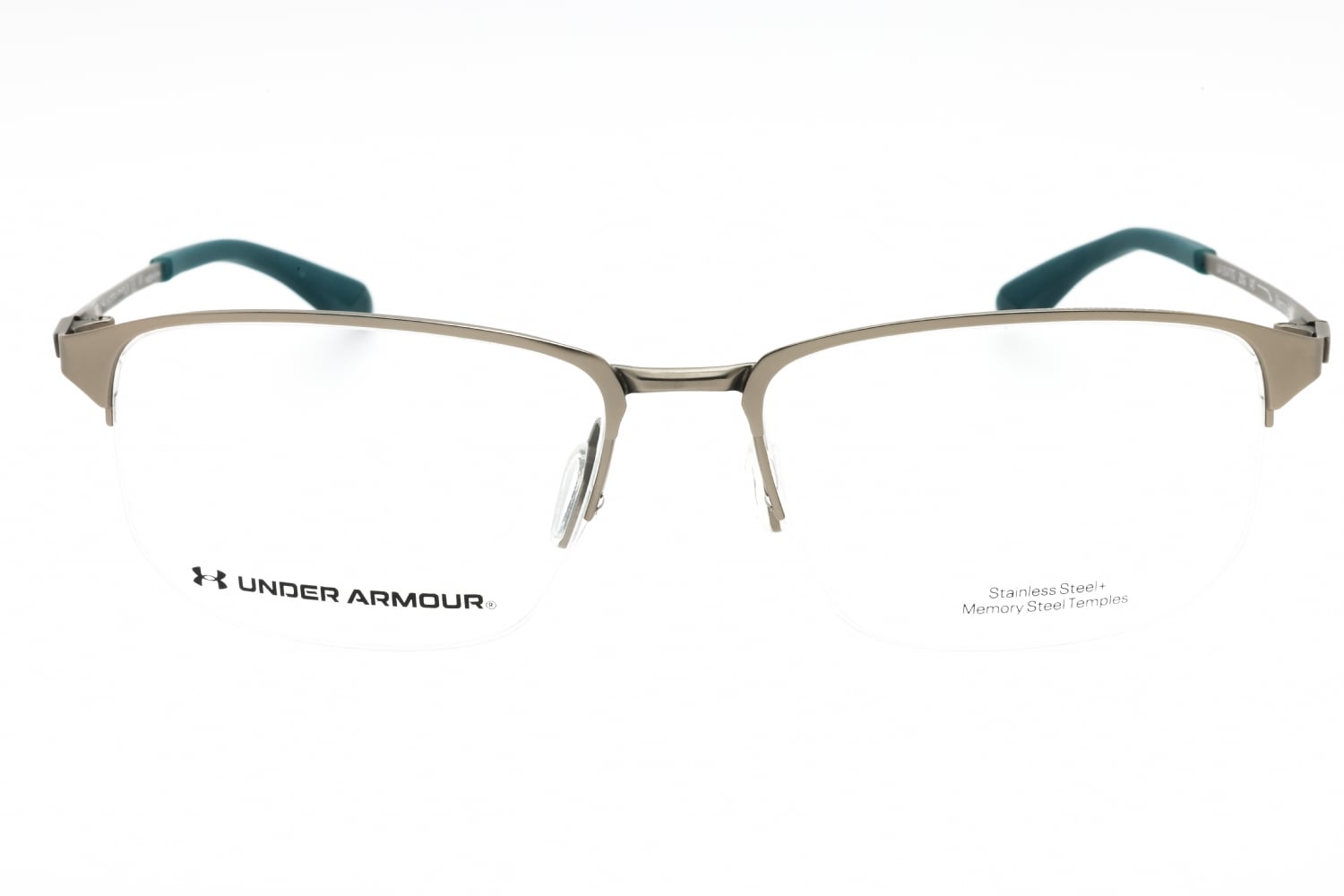 Under Armour UA 5047/G - Matte Ruthenium Teal, Metal, Rectangle frame