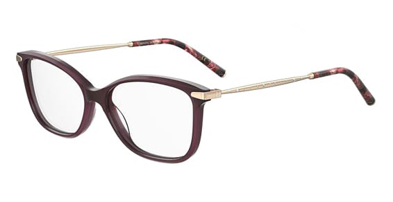 Carolina Herrera HER 0195 - Burg Gold, Acetate, Rectangle frame